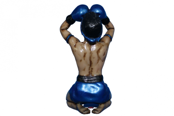 Muay Thai Figur blau 20,5cm